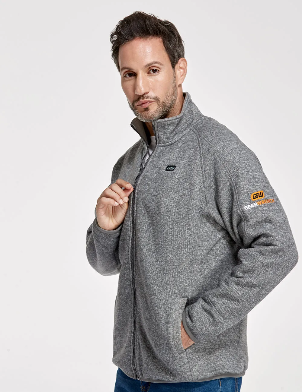 Final Sale - ororo x GearWrench® Men's Heated Fleece Jacket (Battery Set Not Included)