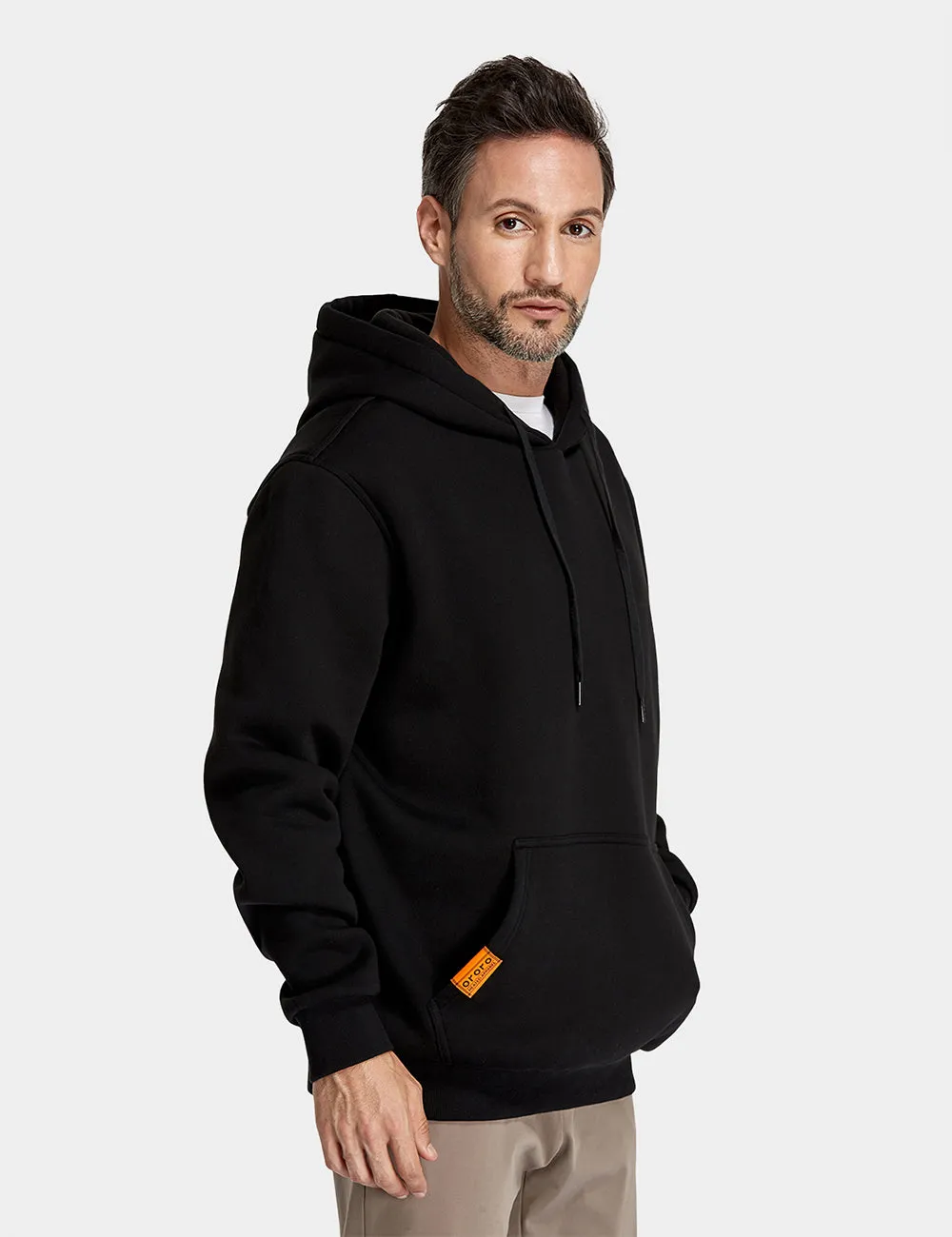 Final Sale - Unisex Heated Pullover Hoodie with Heating on Chests