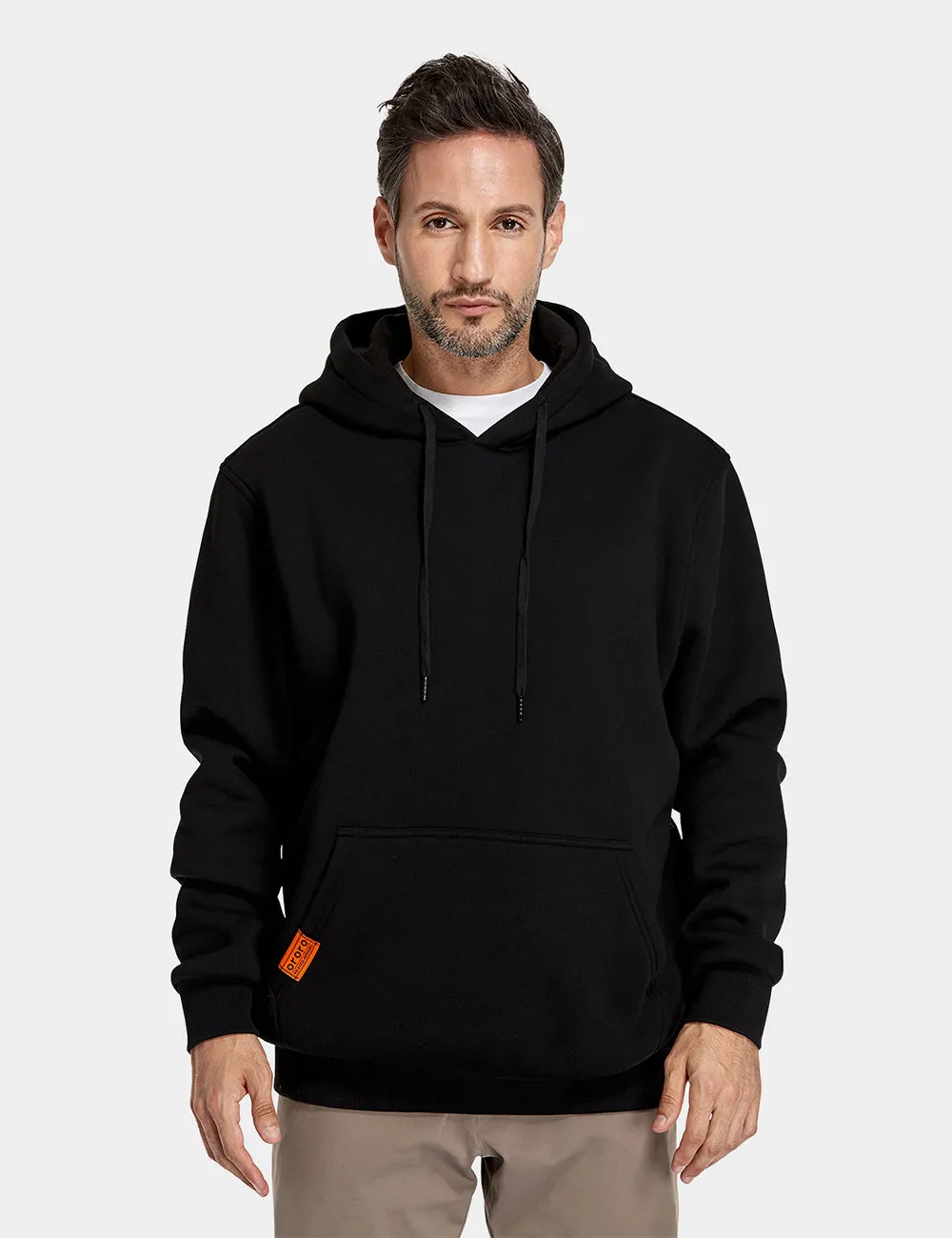 Final Sale - Unisex Heated Pullover Hoodie with Heating on Chests