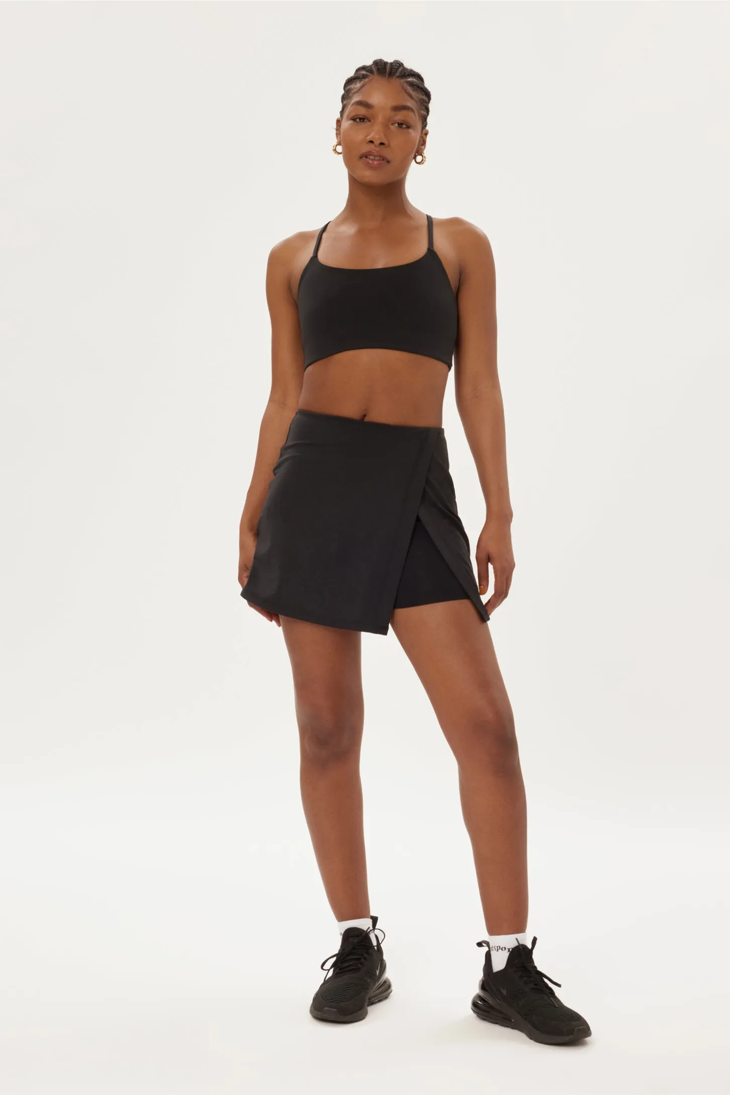 FLOAT Cass Split Skort - Black