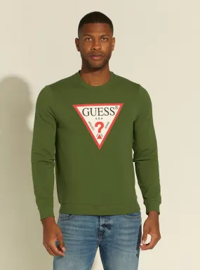 Green Audley Fleece Jumper