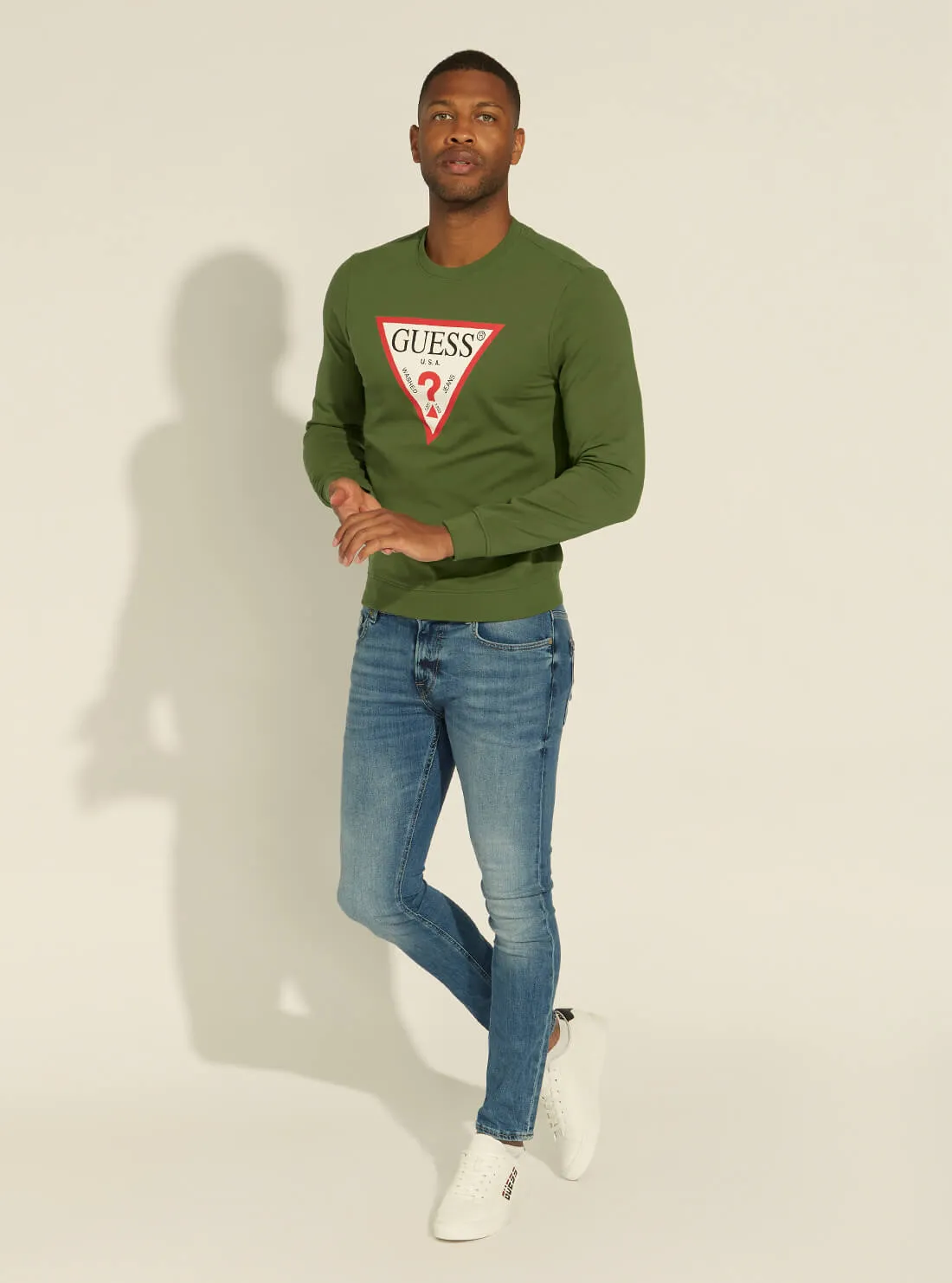 Green Audley Fleece Jumper