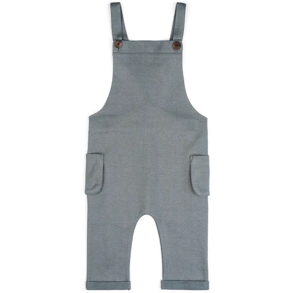 Greige Baby Classic Denim Overall