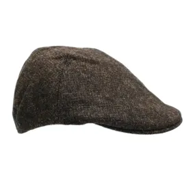 Heather Exeter British Wool Tweed Duckbill Cap