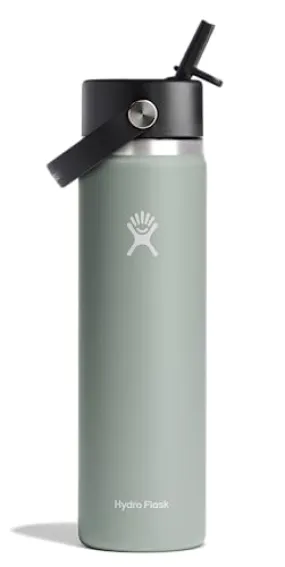 Hydro Flask 24oz Wide Mouth with Flex Straw Lid