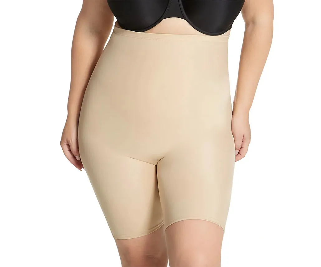 InstantFigure Hi-Waist Shorts Open Gusset Plus Size Shapewear WSH4211C