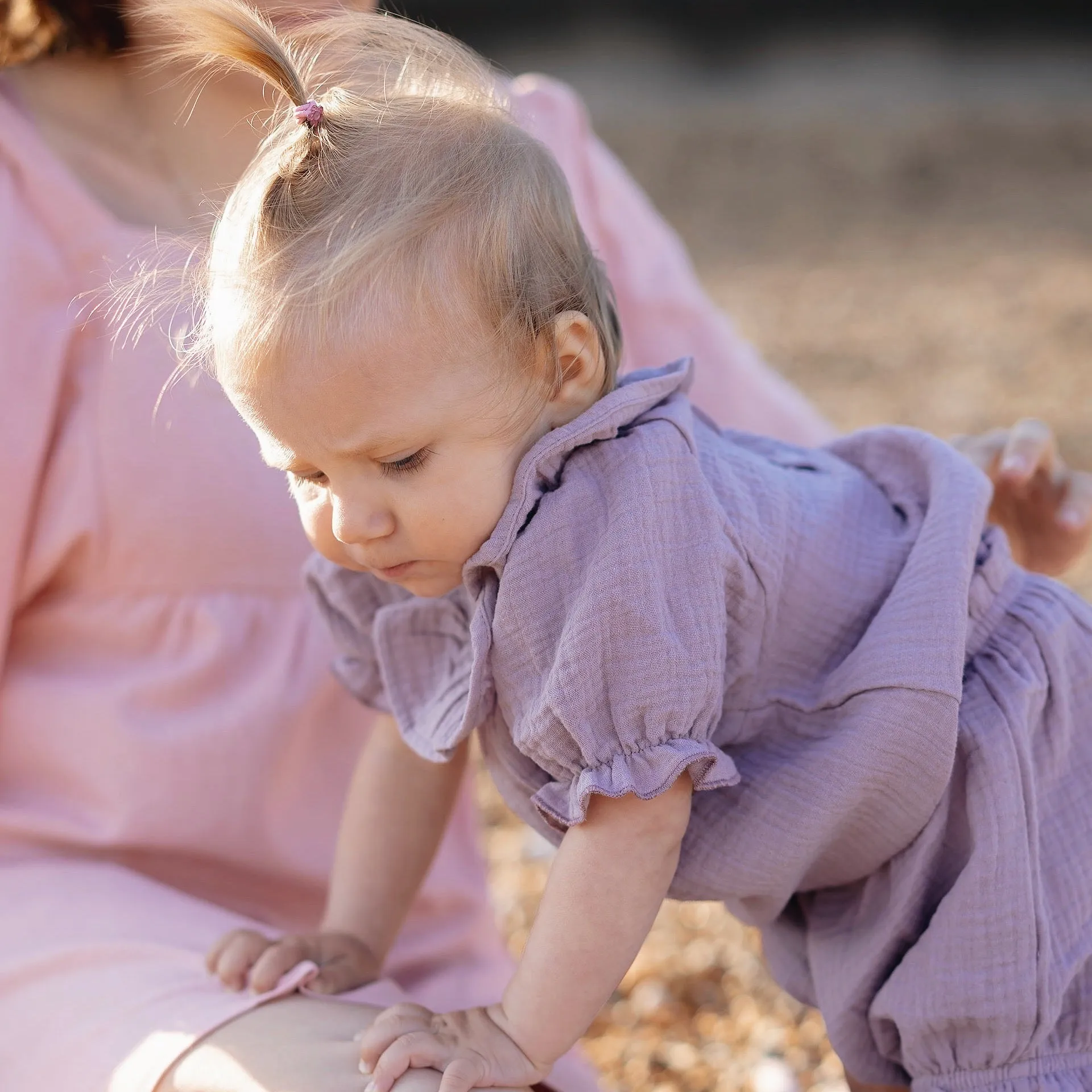 JBØRN Organic Cotton Muslin Baby Girl Outfit | Personalisable