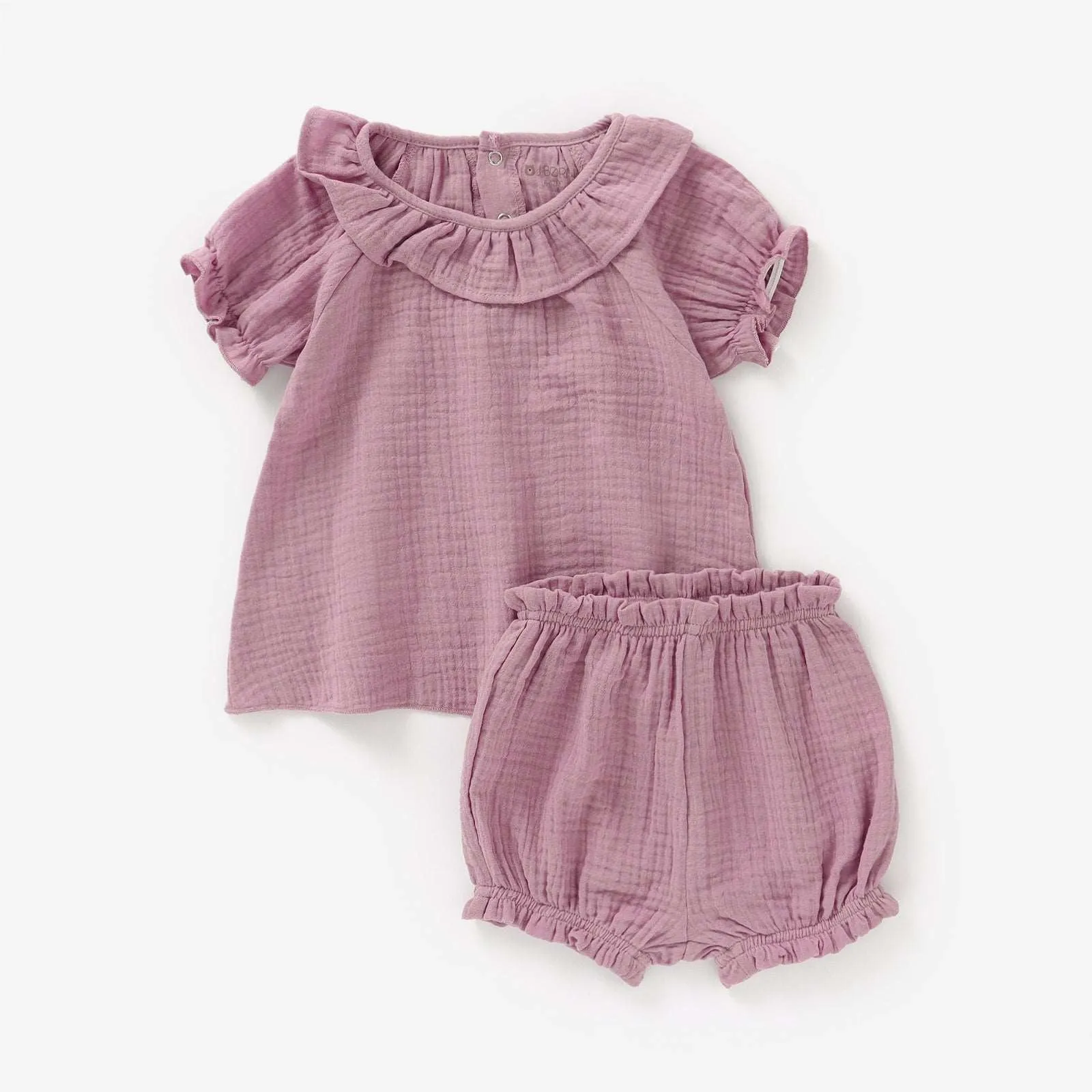 JBØRN Organic Cotton Muslin Baby Girl Outfit | Personalisable