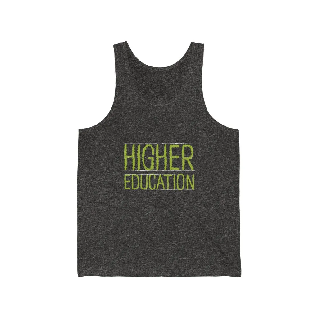 KCC Unisex Jersey Tank Top / Higher Education