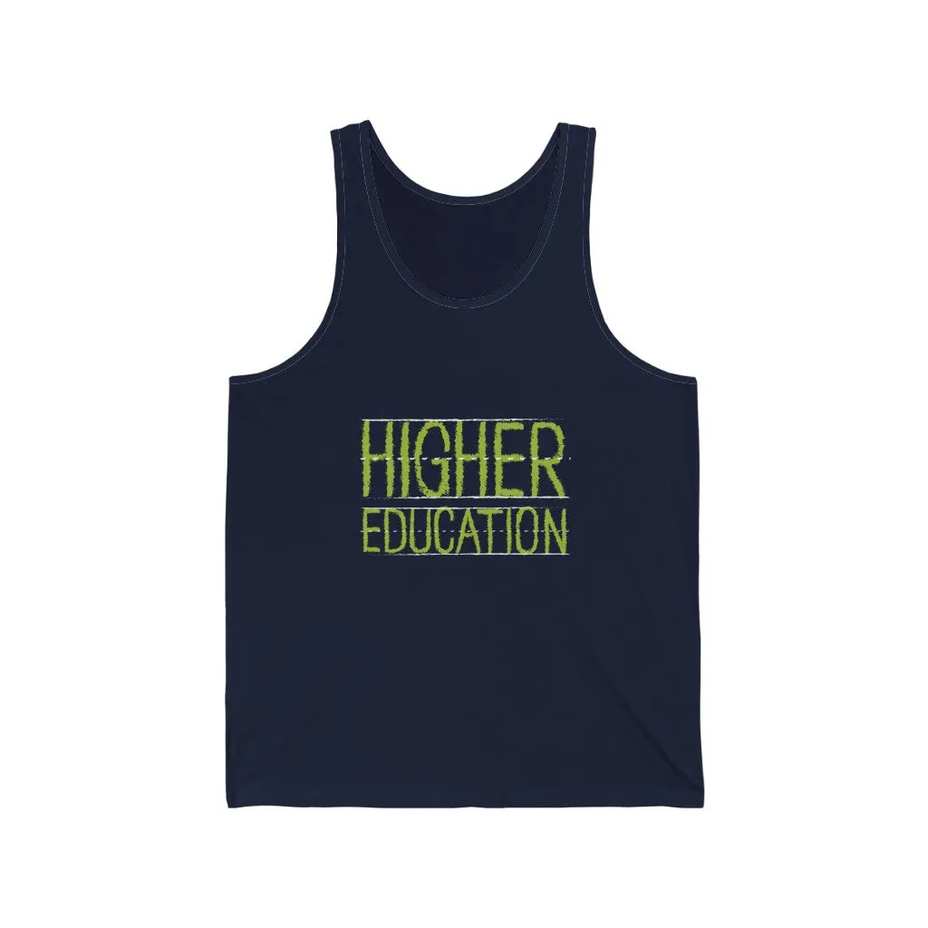 KCC Unisex Jersey Tank Top / Higher Education