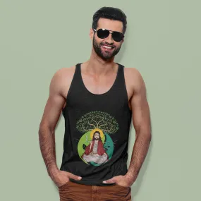 KCC Unisex Jersey Tank Top / White Jesus