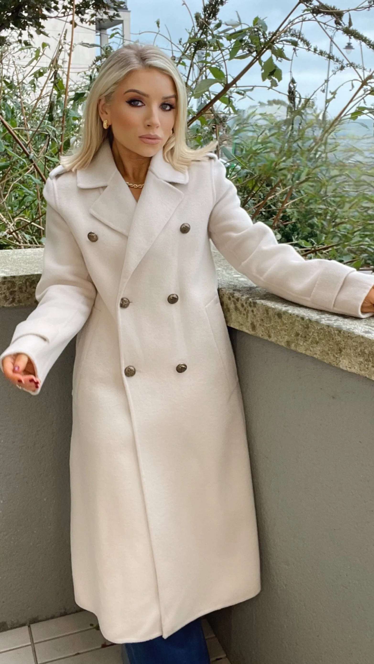 KIMBER WOOL COAT - BEIGE