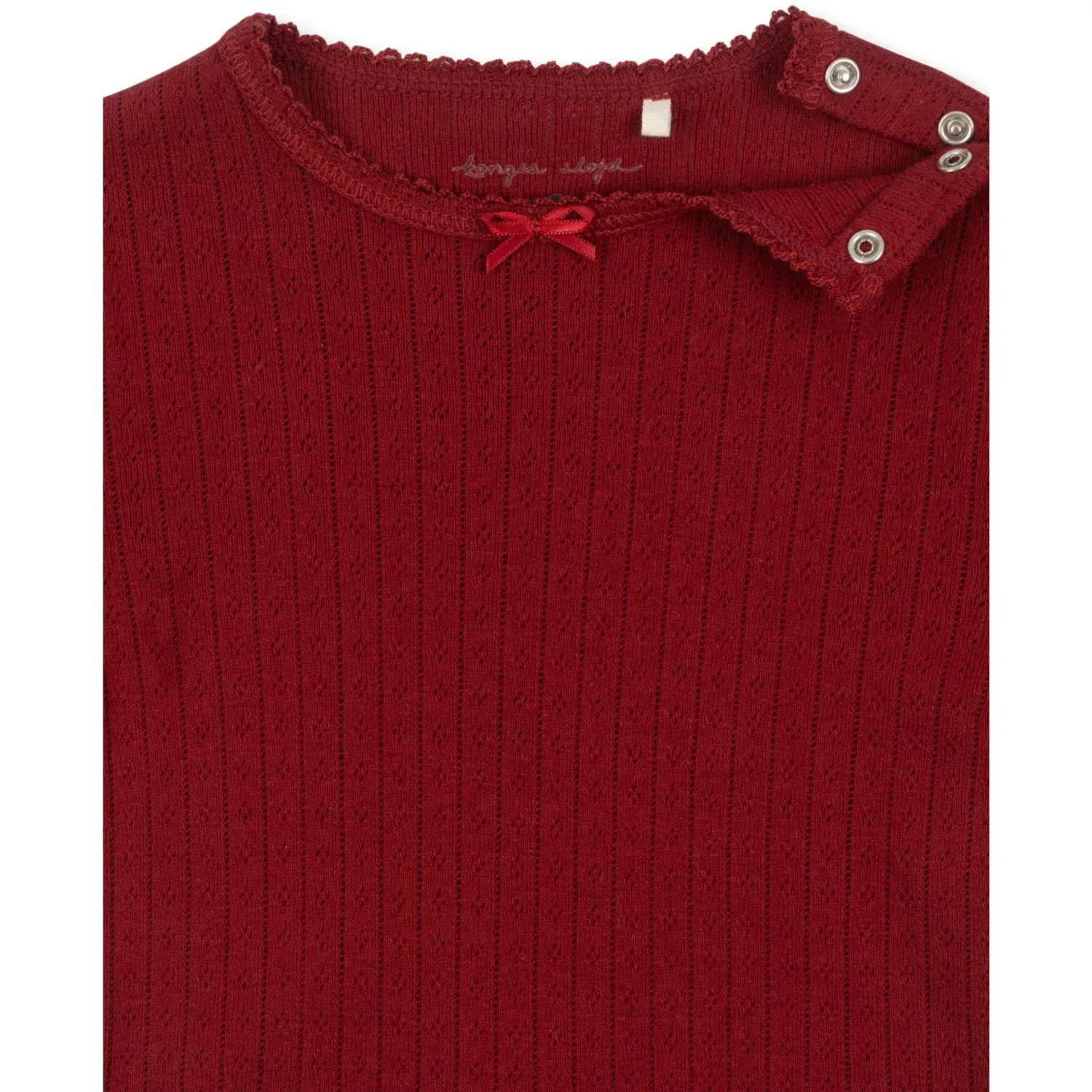 Konges Sløjd Red Dahlia Minnie Bodysuit Ls Gots