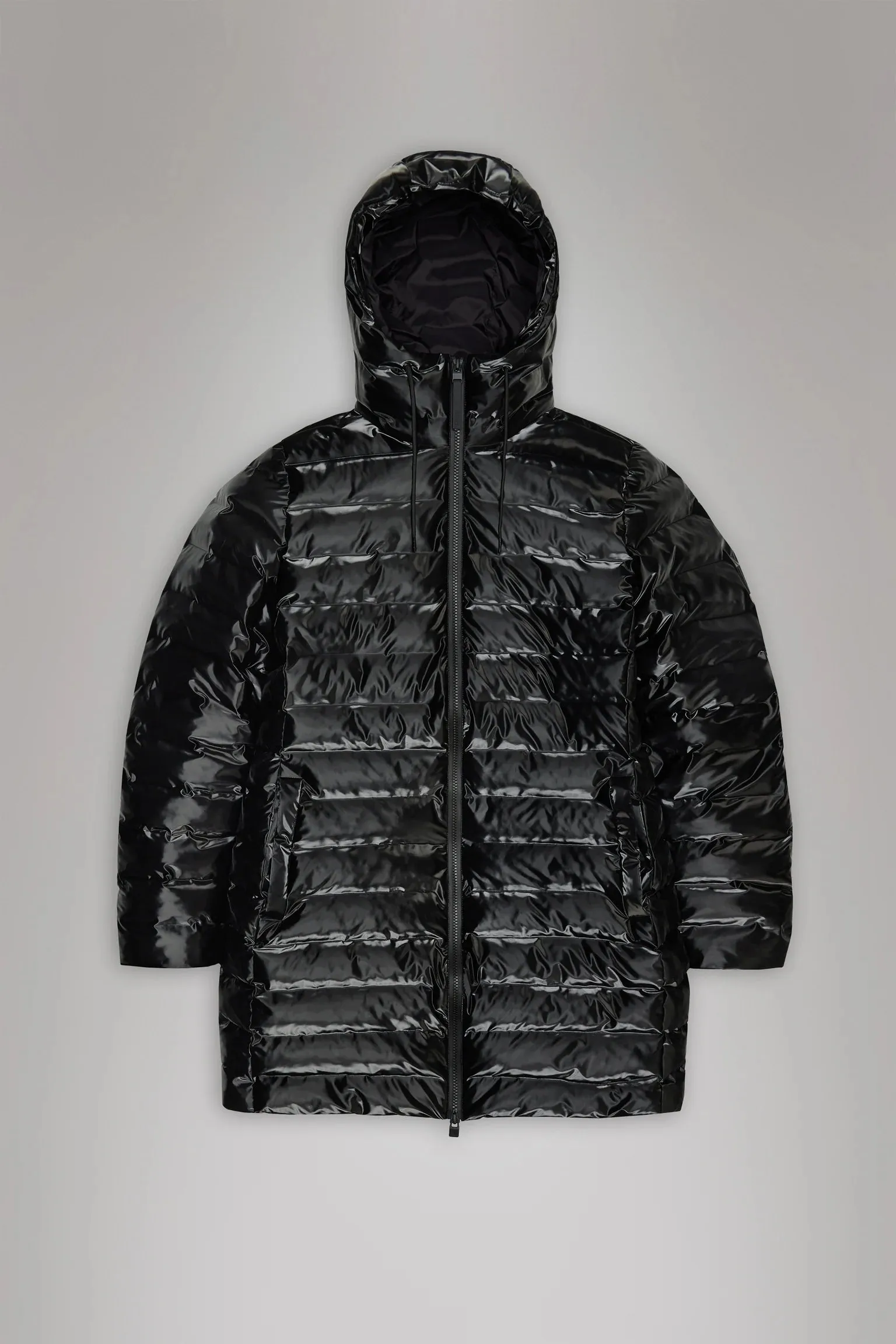 Lohja Long Puffer Curve Jacket in Night