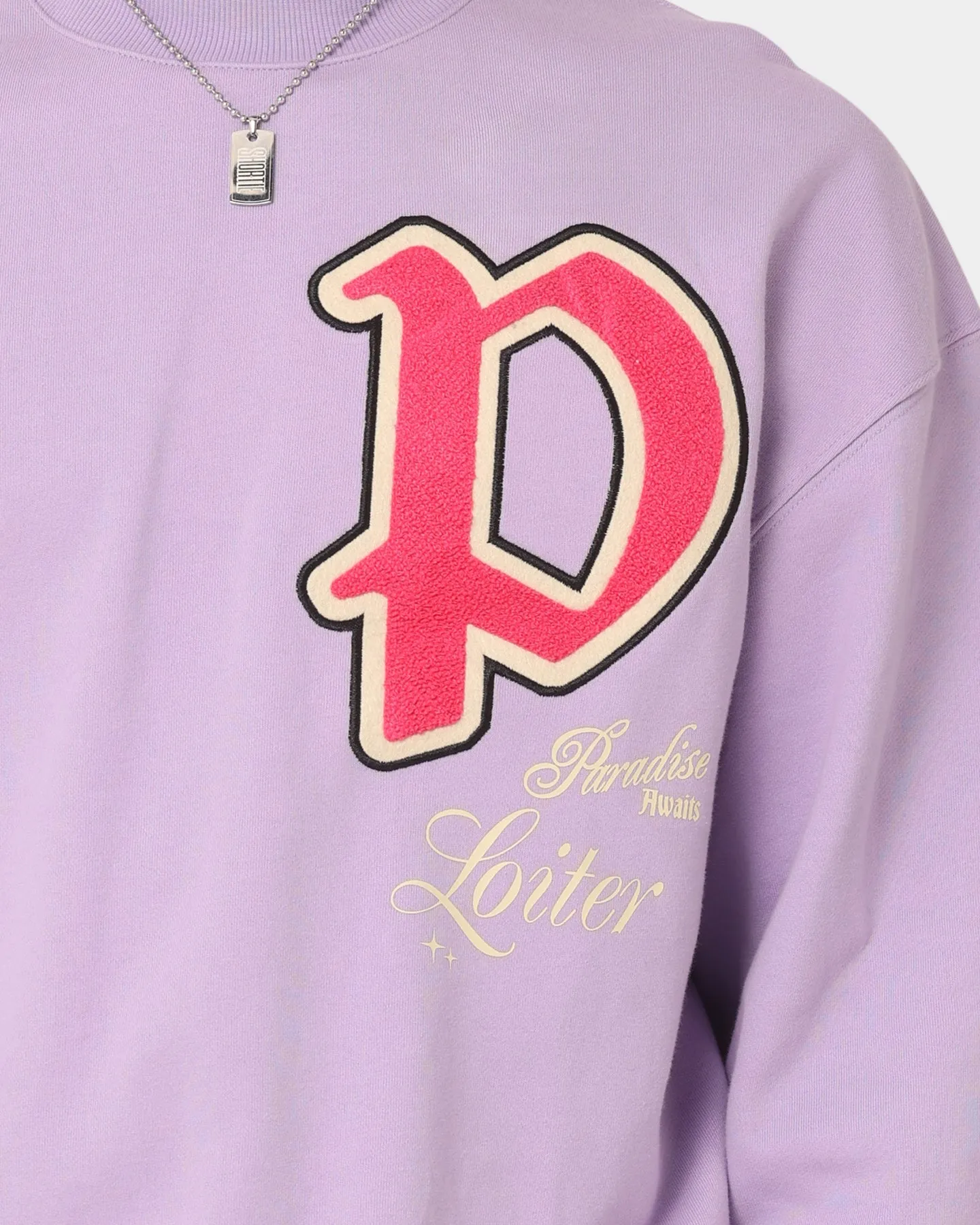 Loiter Paradise Crewneck Lilac