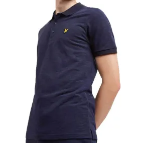 Lyle & Scott Space Dye Polo Shirt - Navy - SP1110V