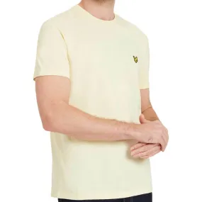 Lyle And Scott Crew Neck T-Shirt - Butter Cream Yellow