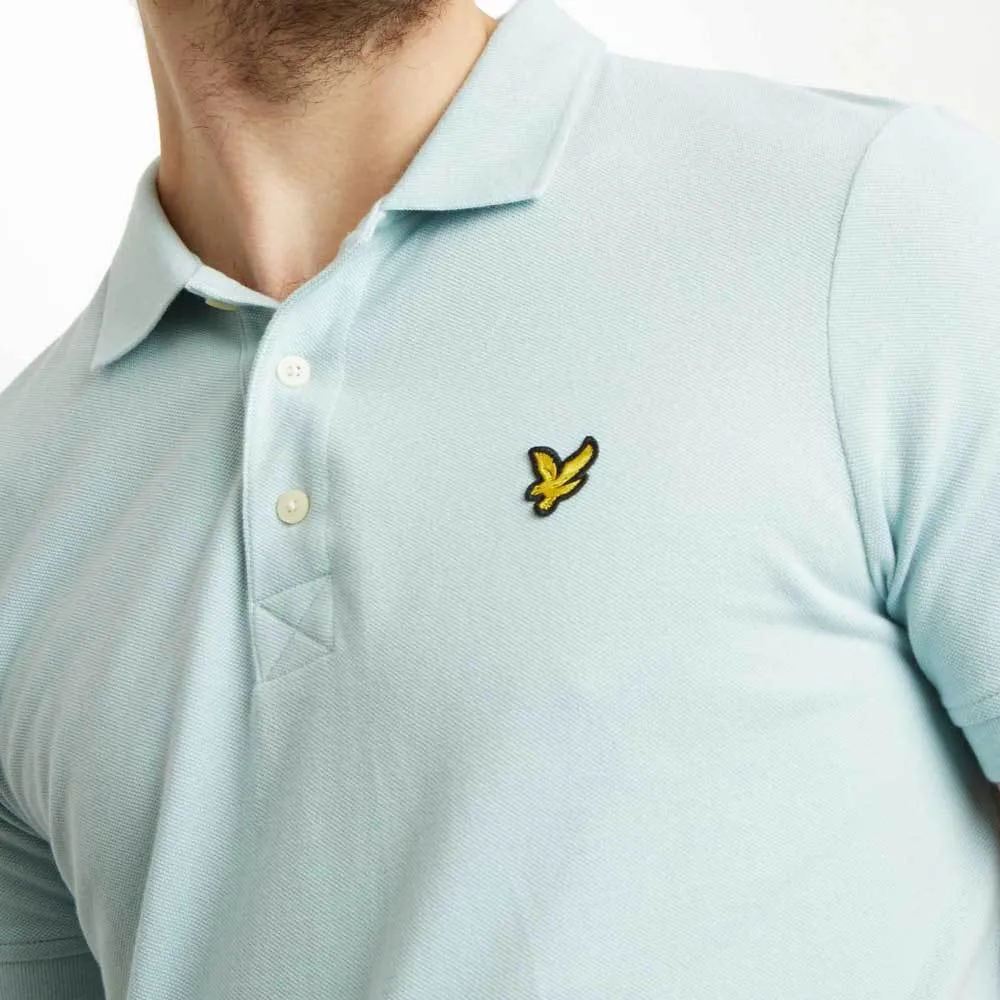 Lyle and Scott Plain Polo Shirt - Blue Shore