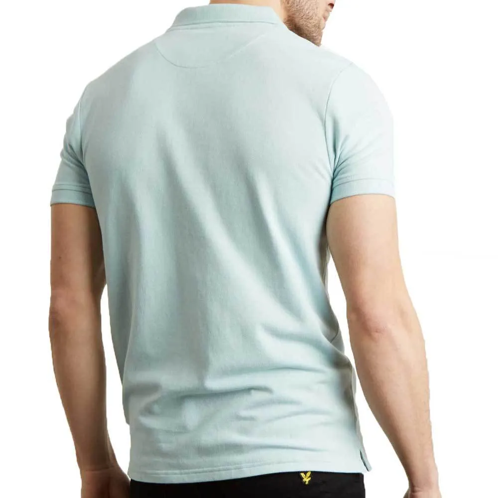 Lyle and Scott Plain Polo Shirt - Blue Shore