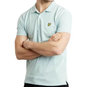 Lyle and Scott Plain Polo Shirt - Blue Shore