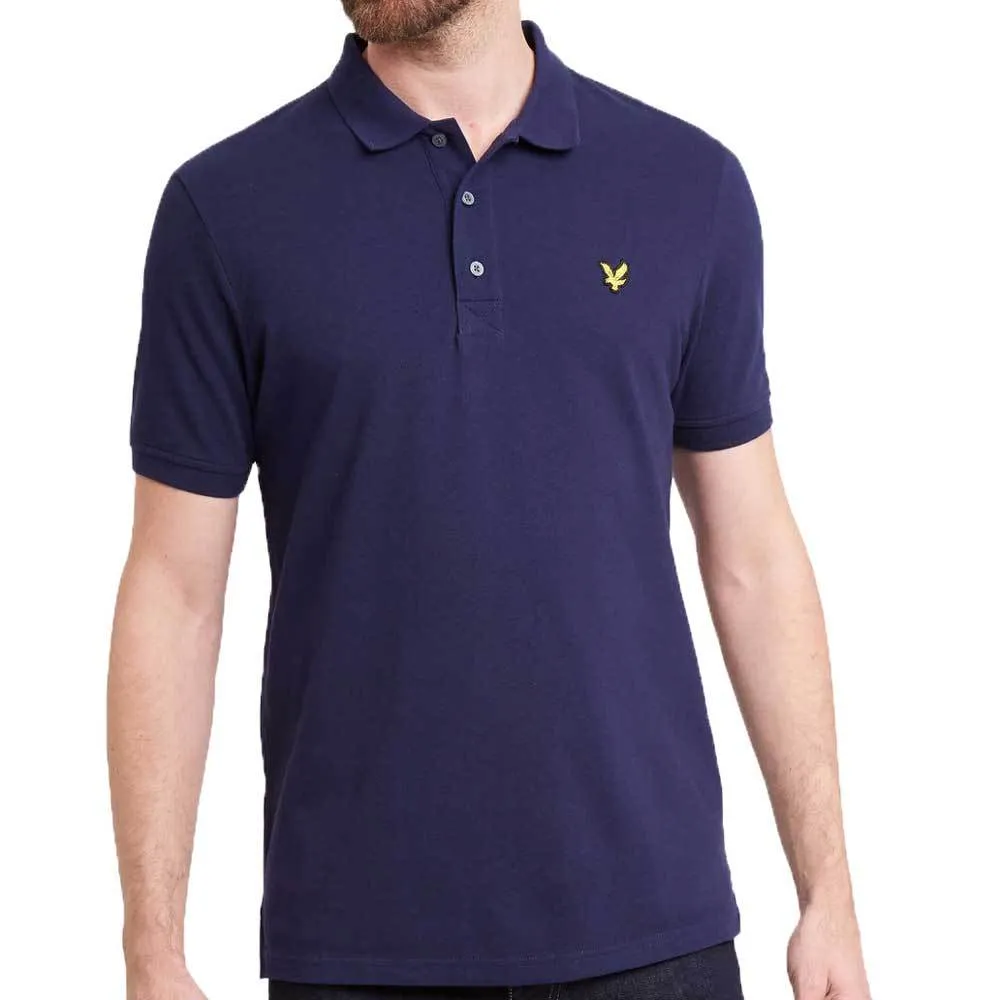 Lyle and Scott Plain Polo Shirt - Navy