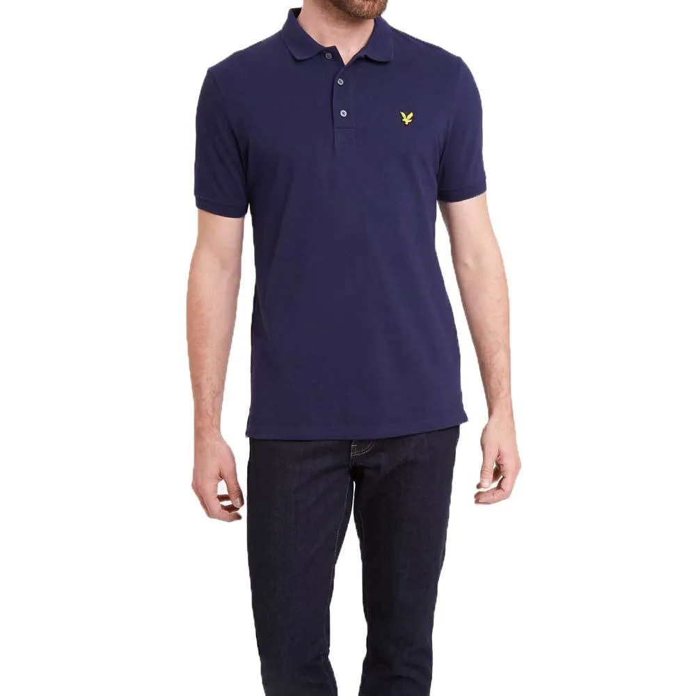 Lyle and Scott Plain Polo Shirt - Navy