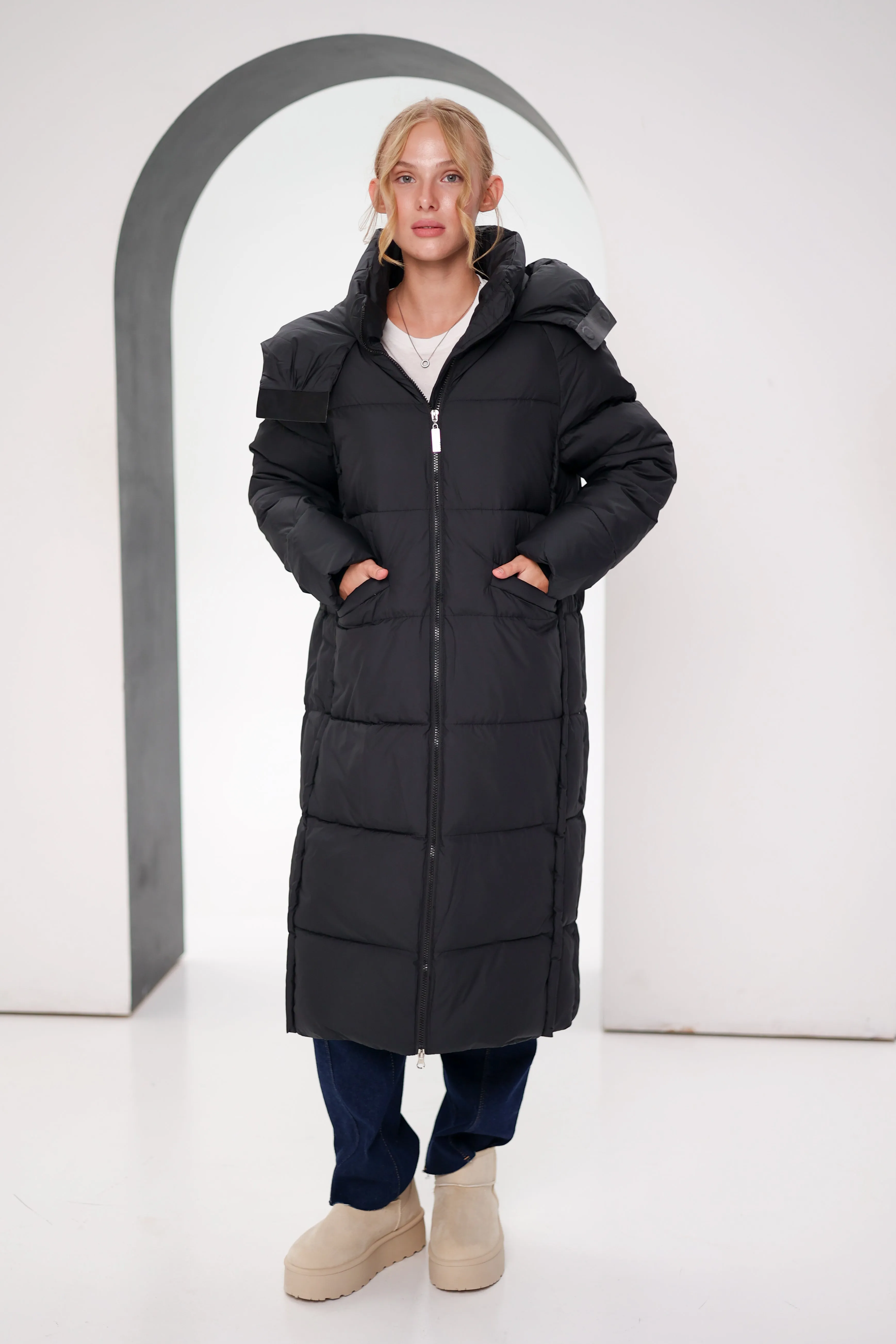 MagnaBio-Based Insulated Hooded Coat