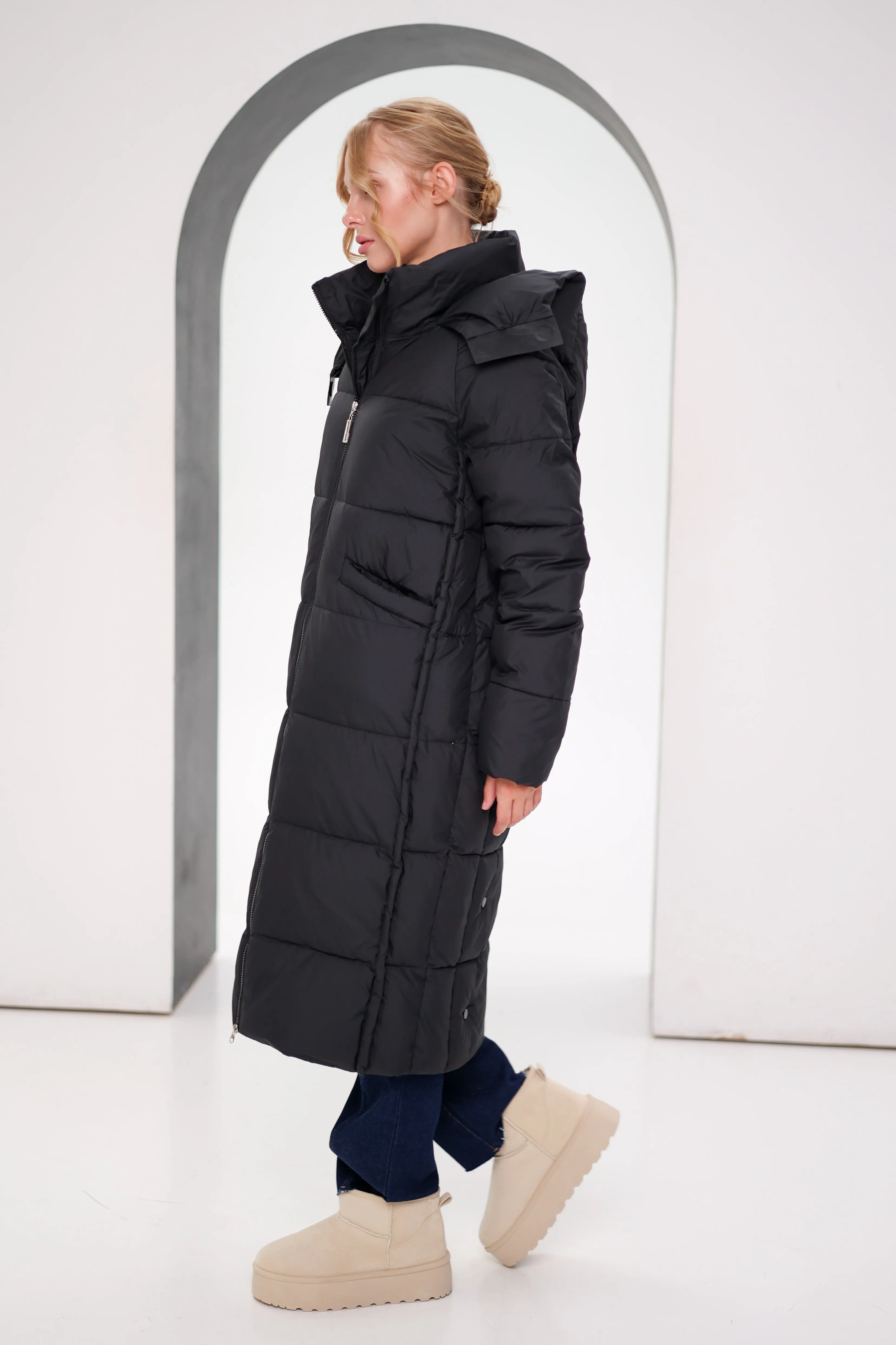 MagnaBio-Based Insulated Hooded Coat