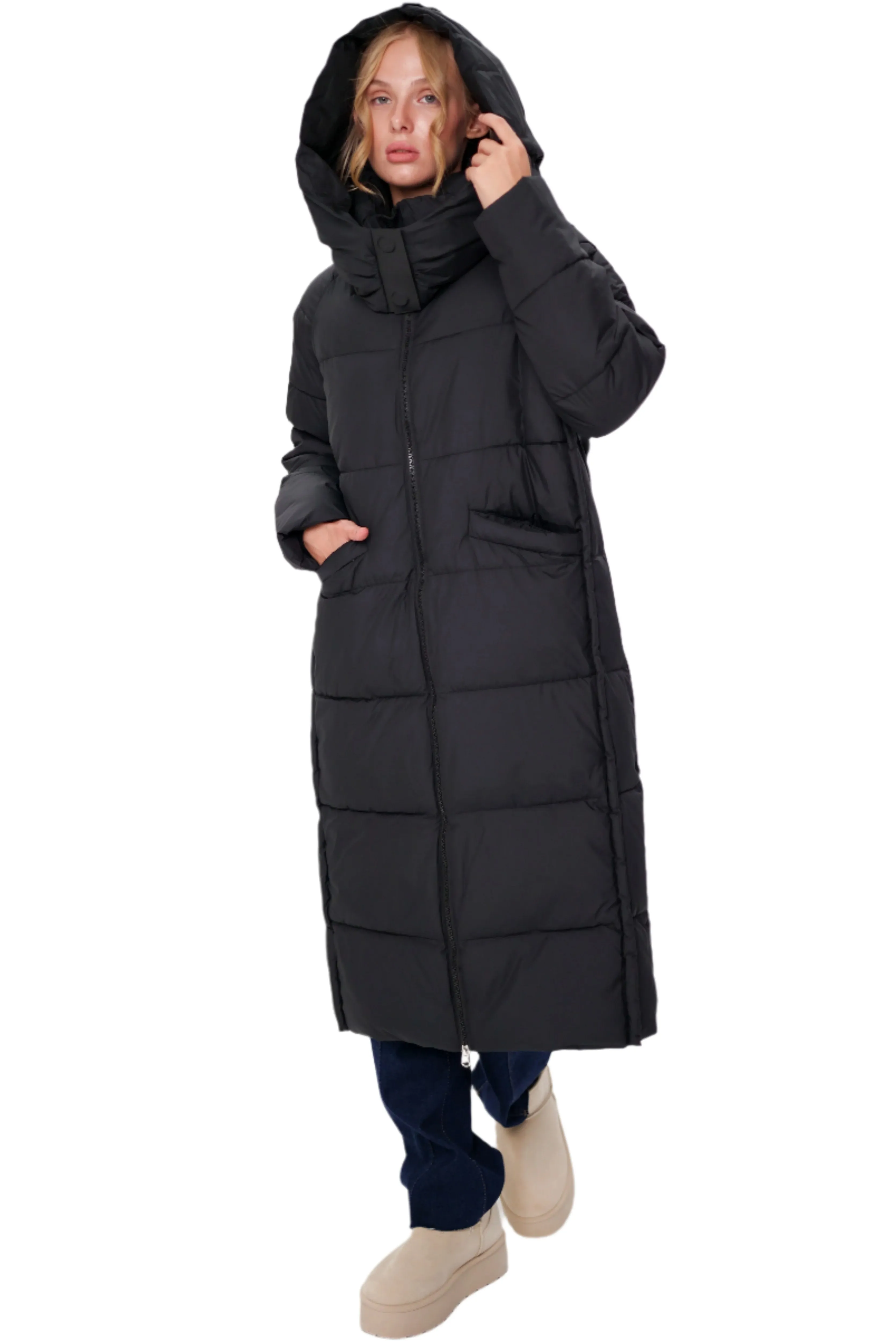 MagnaBio-Based Insulated Hooded Coat