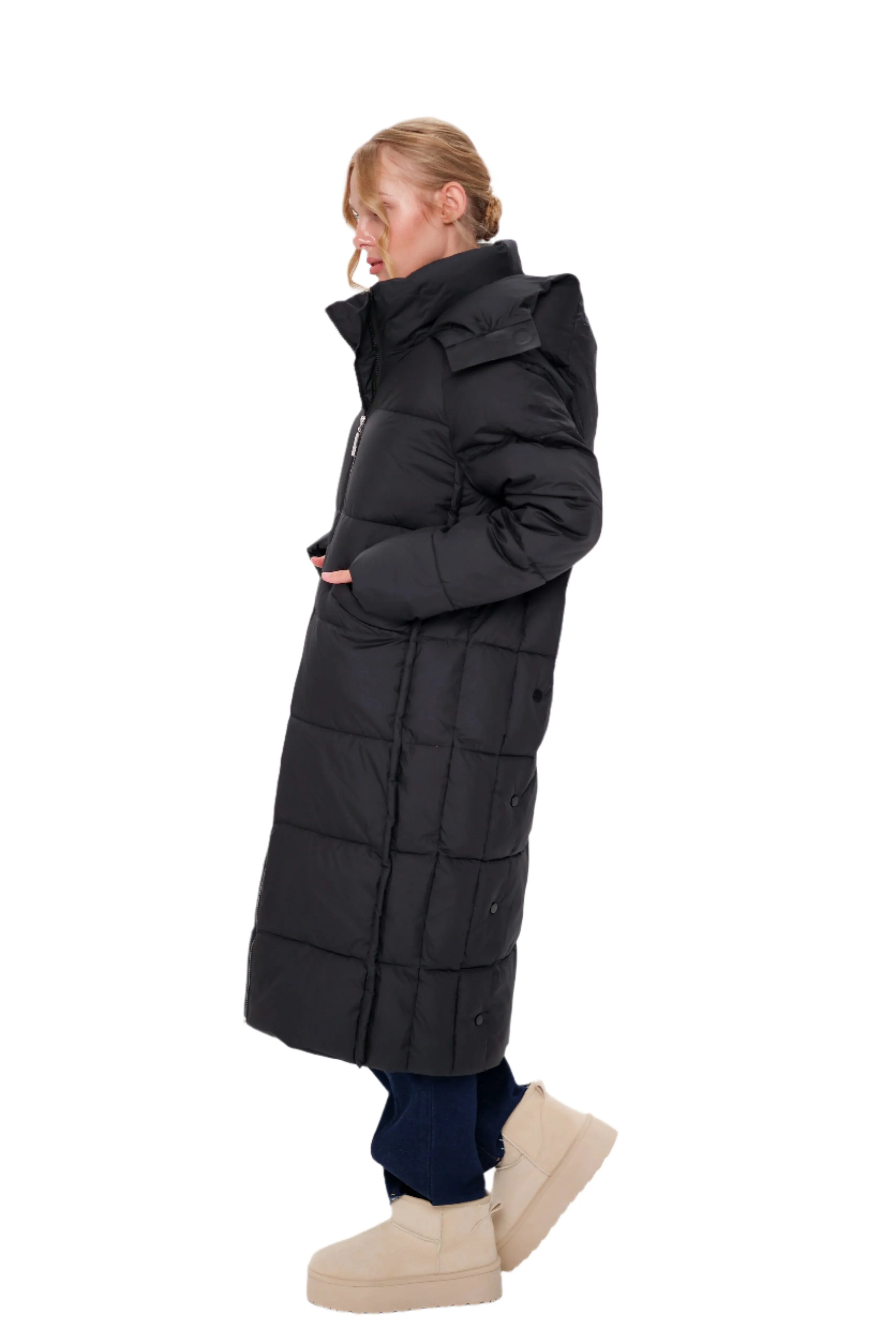 MagnaBio-Based Insulated Hooded Coat