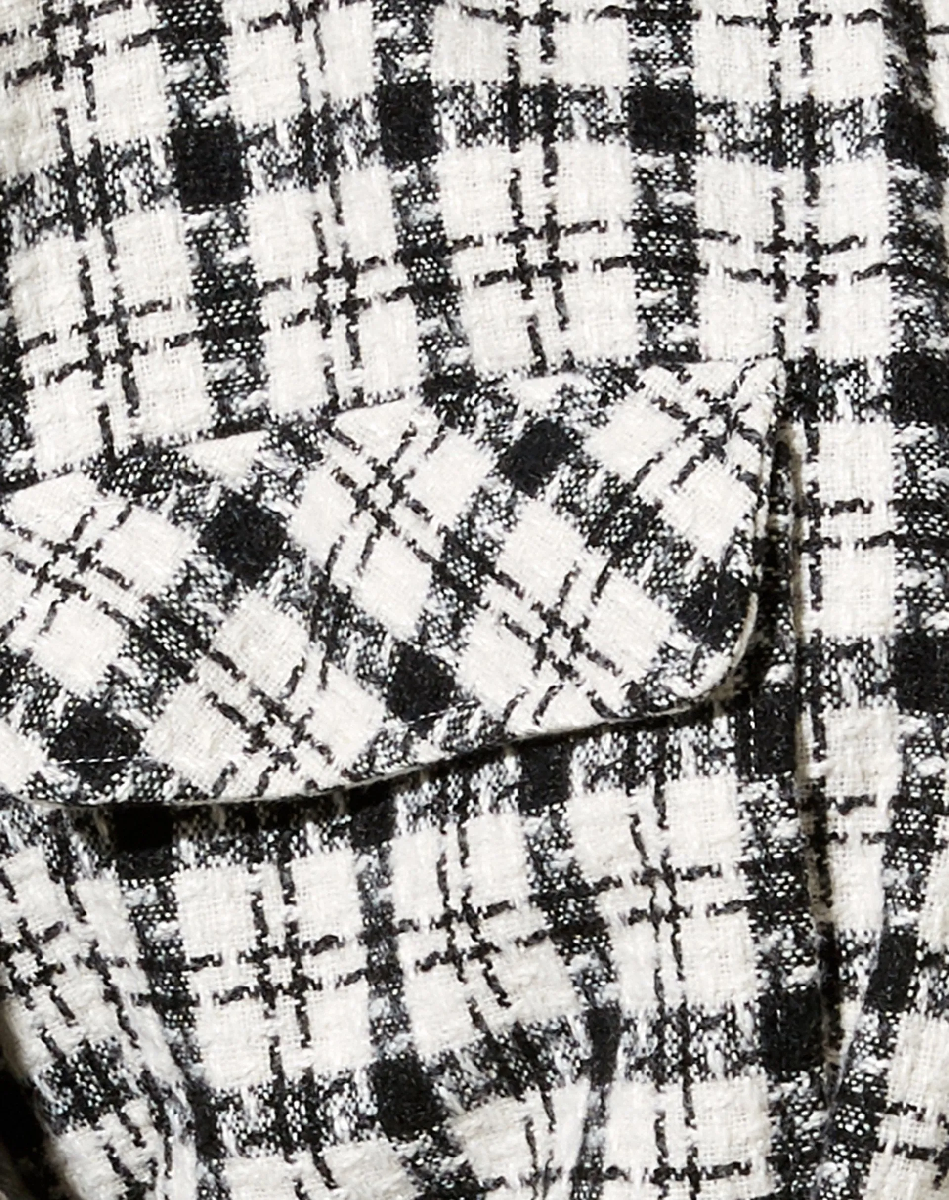 Marcella Shirt in Black and White Check