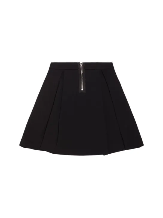 MAX&amp;Co.   Cotton gabardine pleated mini skirt 