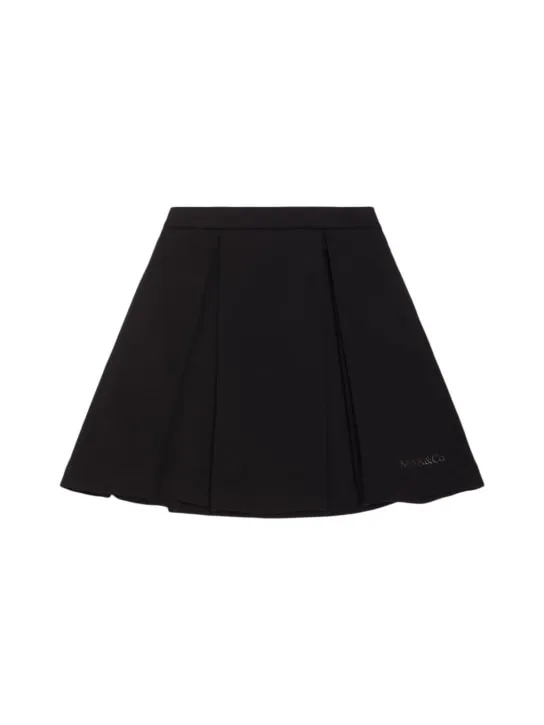 MAX&amp;Co.   Cotton gabardine pleated mini skirt 