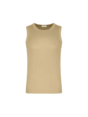 Men's 365 Lightweight Rib Tank Top—maitake beige