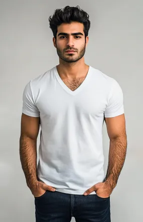 Men’s Essential V Neck (Short Sleeves)