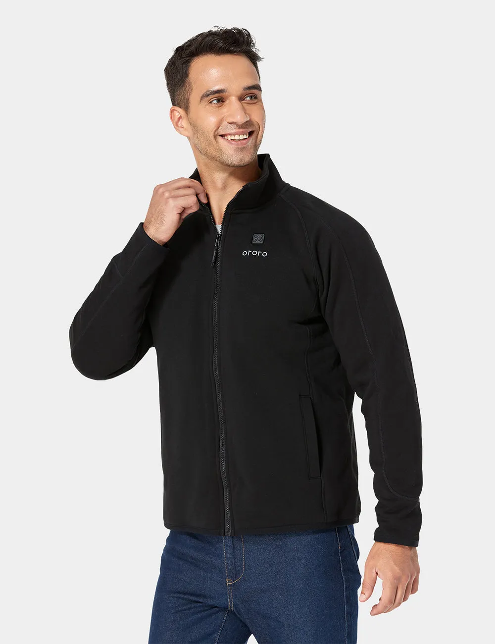 Men's Heated Full-Zip Fleece Jacket - Other Colours