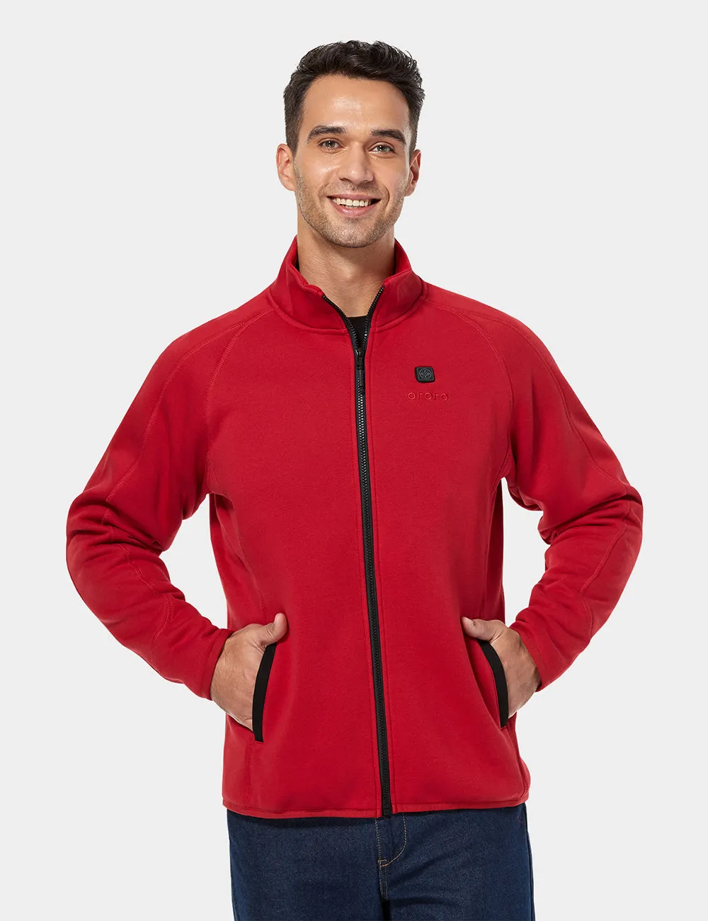 Men's Heated Full-Zip Fleece Jacket - Other Colours