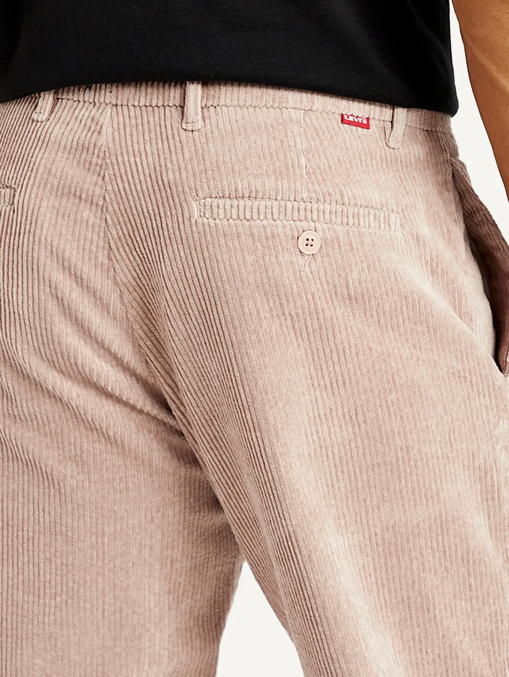 Men's Light Pink Straight Fit Chinos