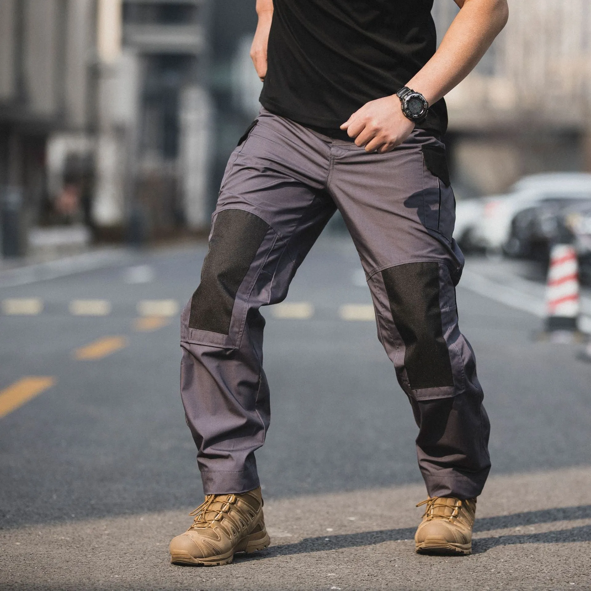 Men's Urban Cargo Pants Waterproof Ripstop Tactical Pants