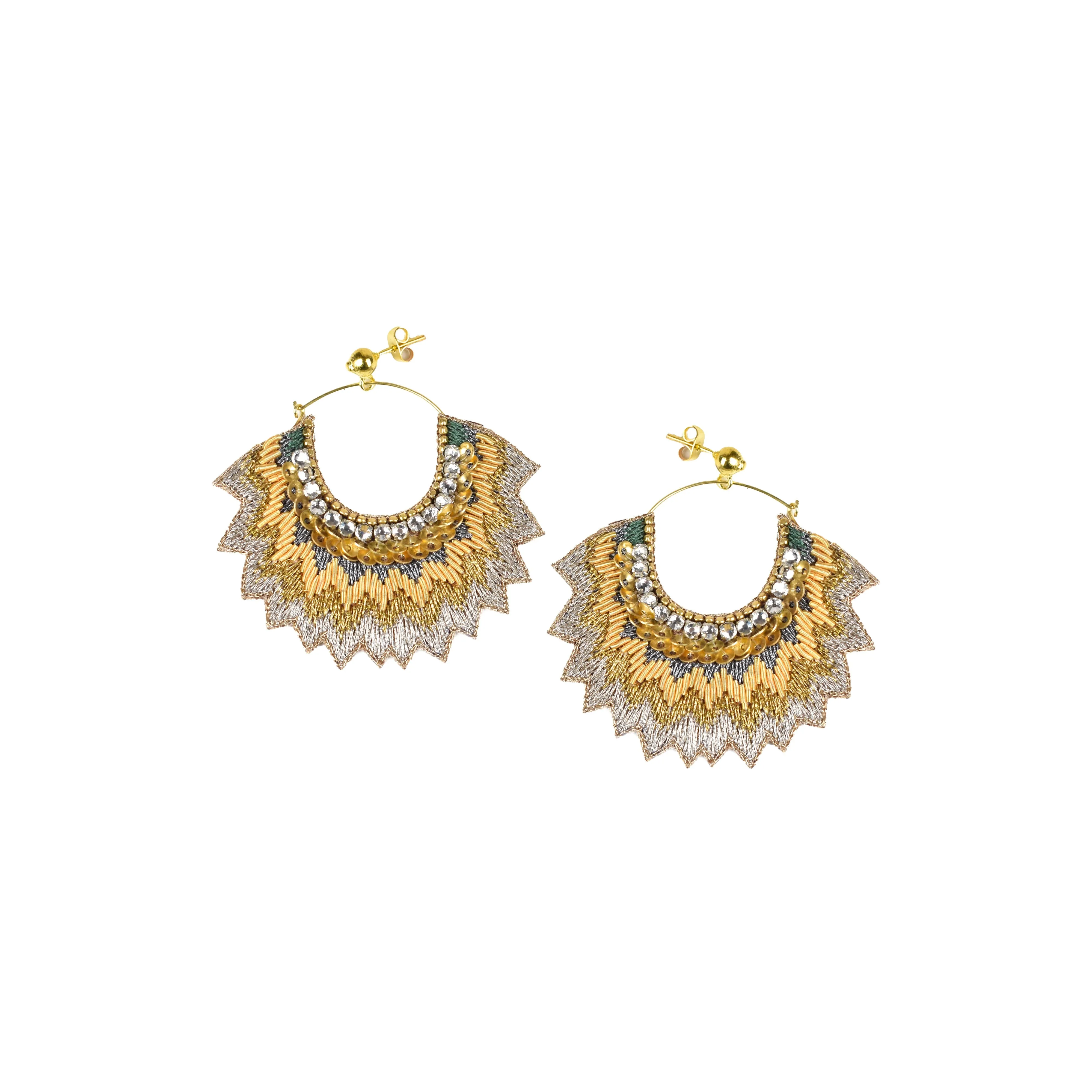 Nahua Maria Earrings - Gold