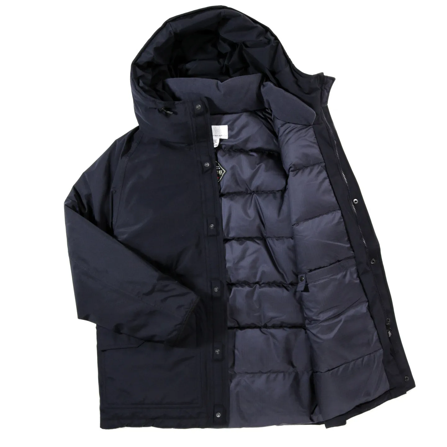 NANAMICA GORE-TEX DOWN COAT NAVY