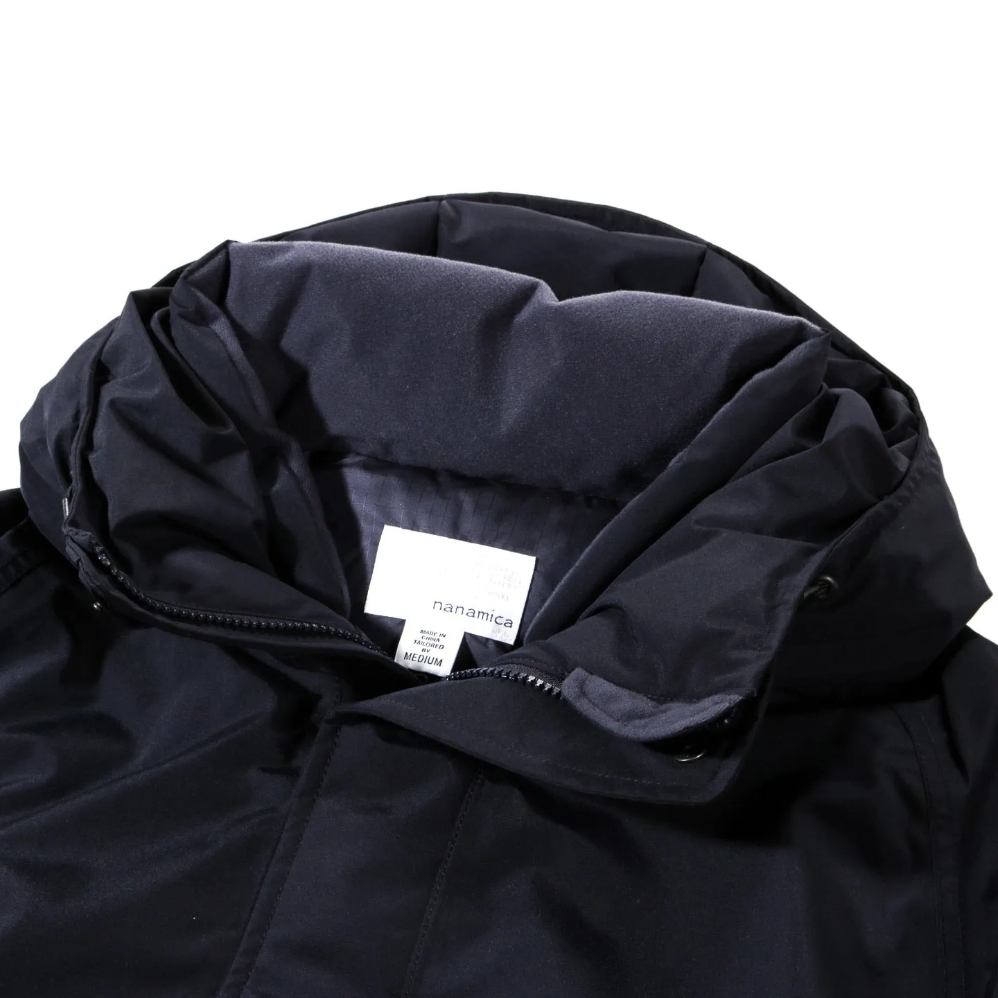 NANAMICA GORE-TEX DOWN COAT NAVY