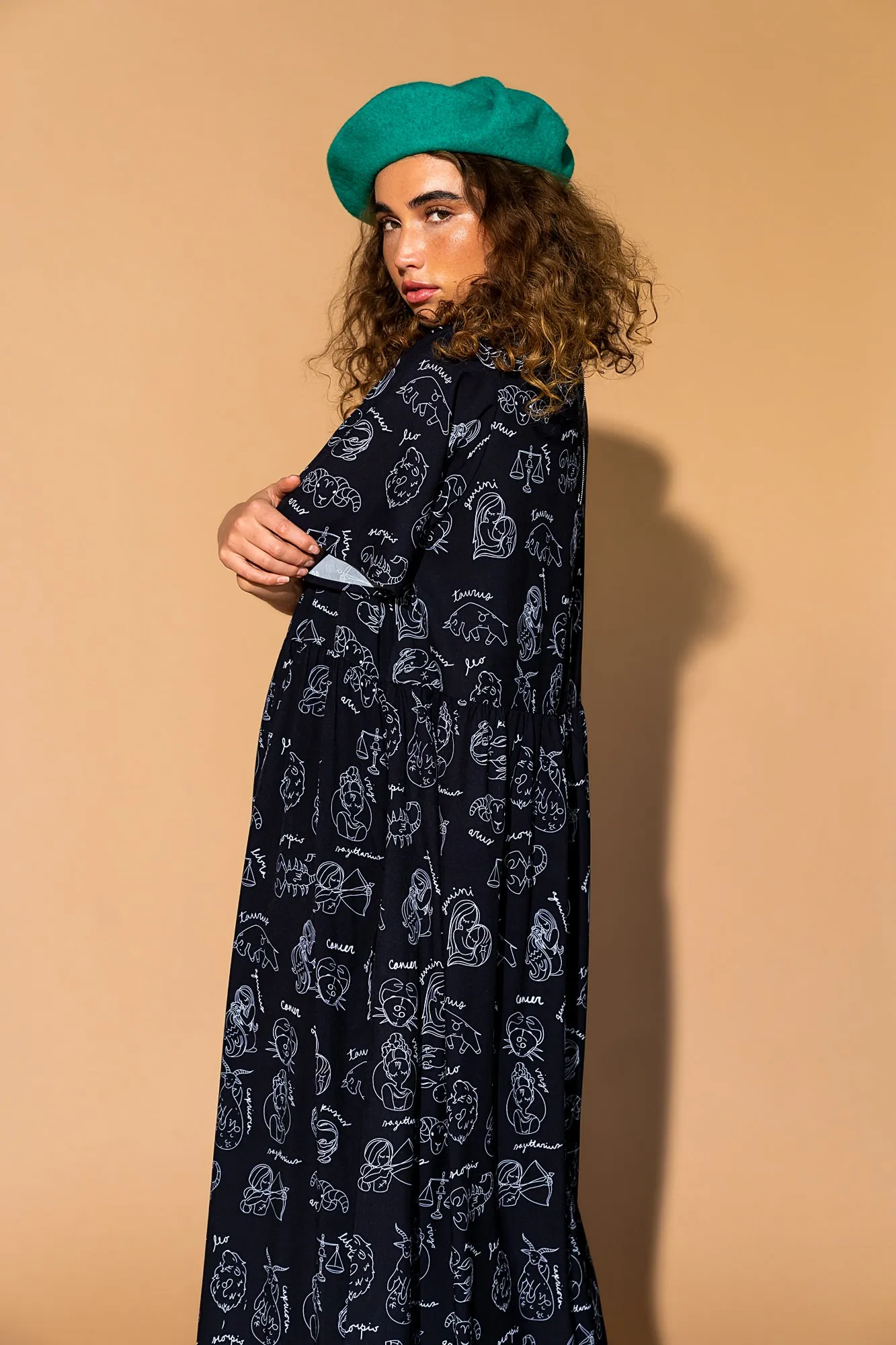 Never Too Much Oversized Dress in Zodiac Love