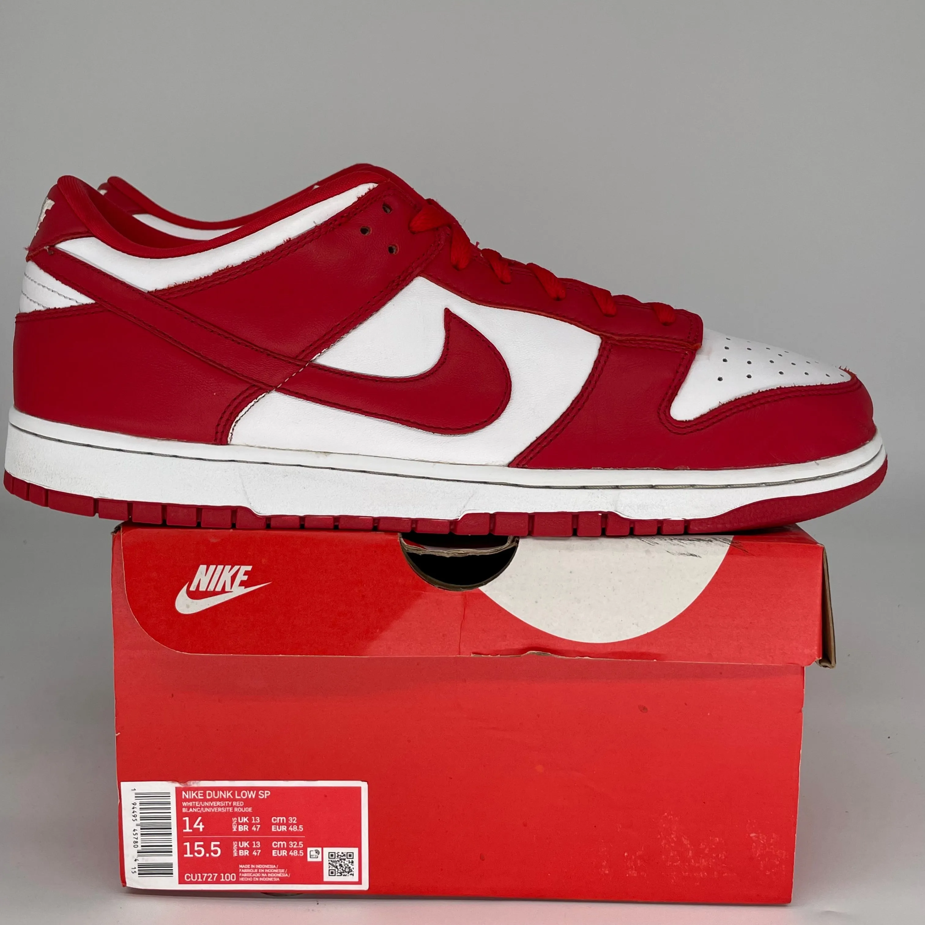 NIKE DUNK LOW ST JOHNS SIZE 14 CU1727-100