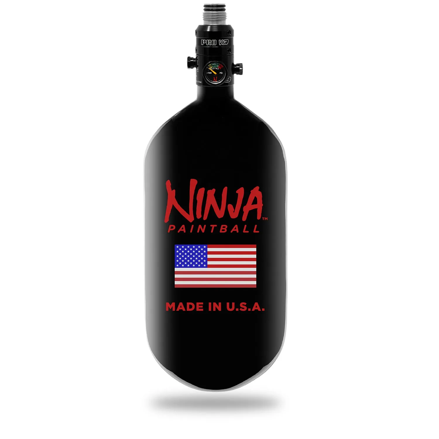 Ninja SL2 77ci 4500psi Hpa Bottle Black W/USA Logo