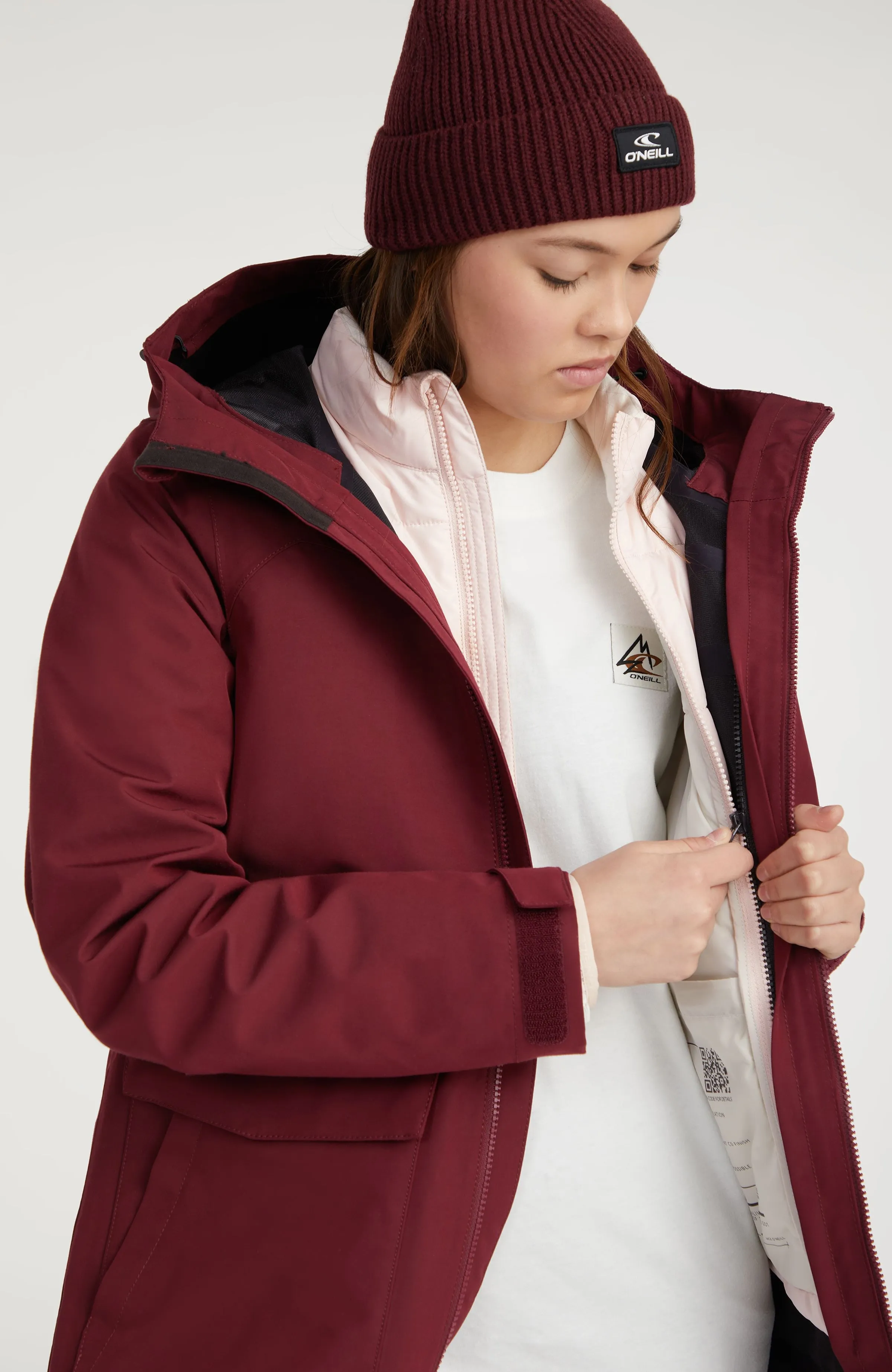 O'Neill TRVLR Series Journey Shell Parka | Windsor Wine