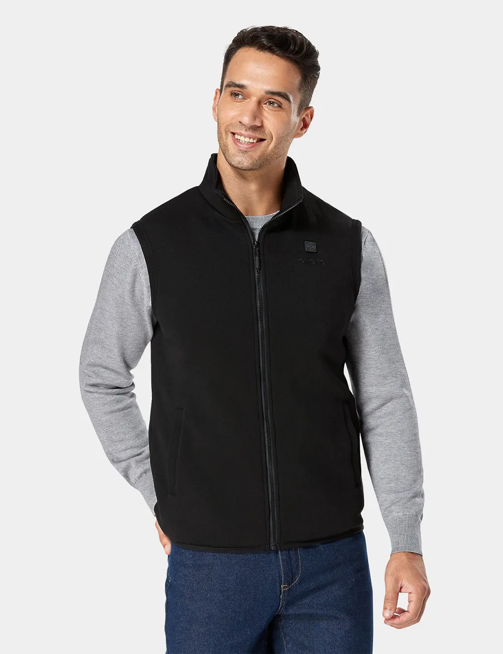 (Open-box) Men's Heated Fleece Vest (Battery Set Not Included)