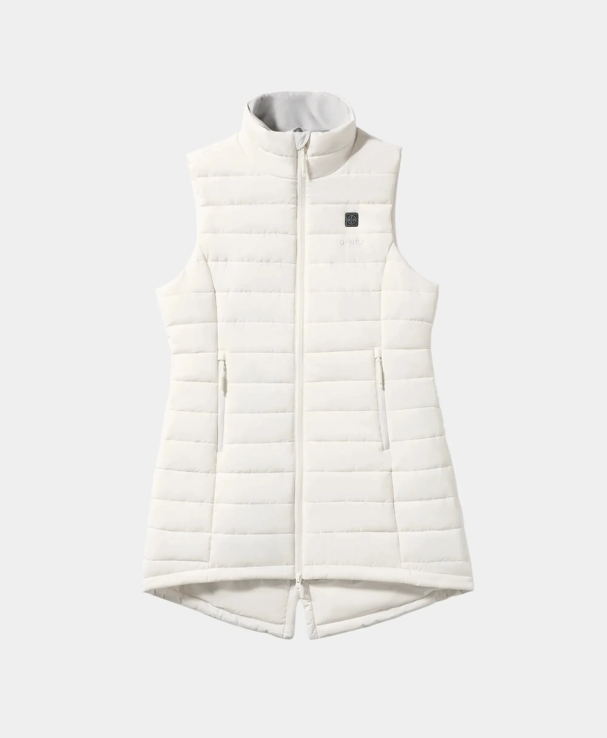 (Open-Box) "Tribeca" Women's Heated Long Puffer Vest (Battery Set Not Included)