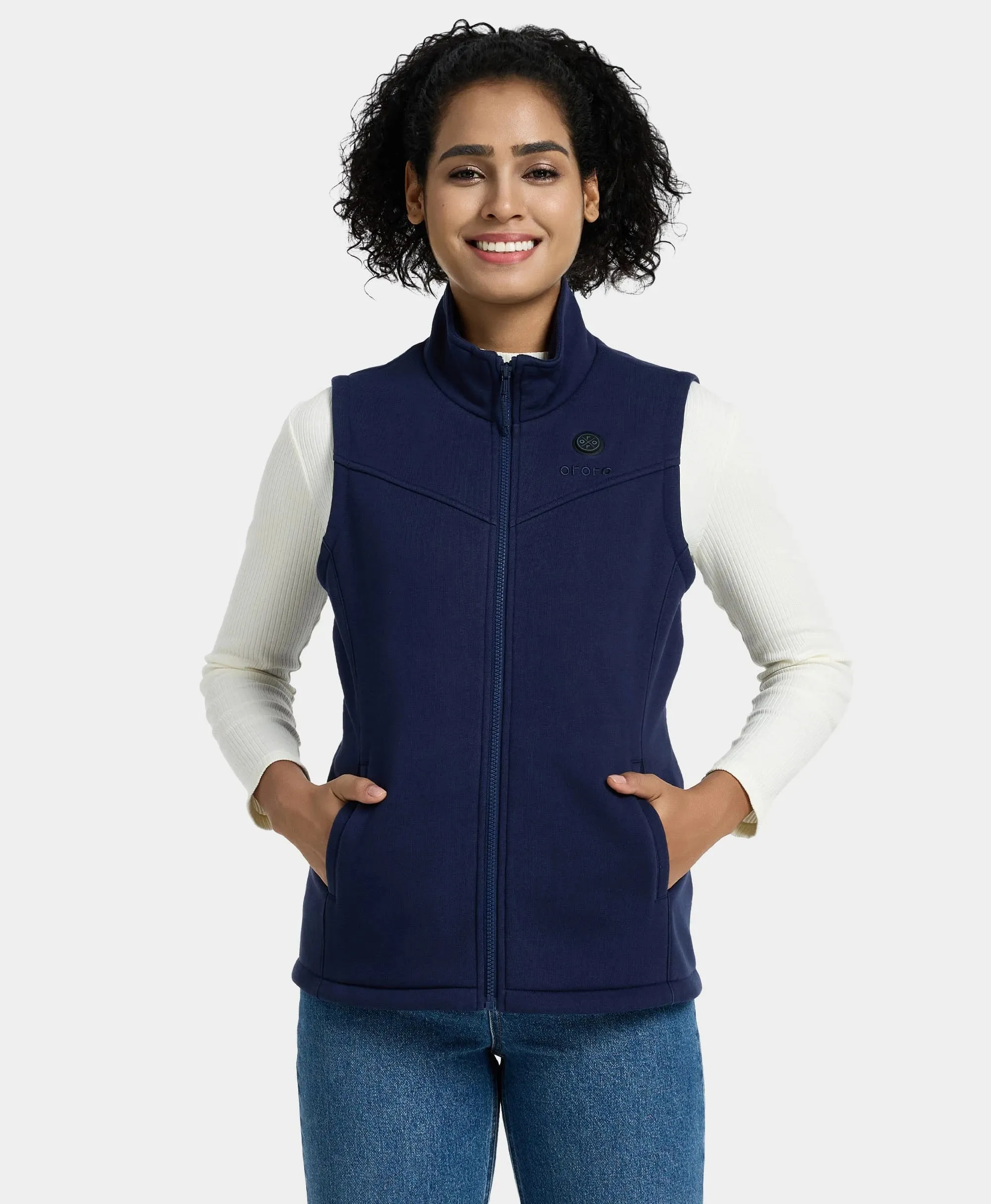 (Open-box) Women's Heated Fleece Vest (Battery Set Not Included)