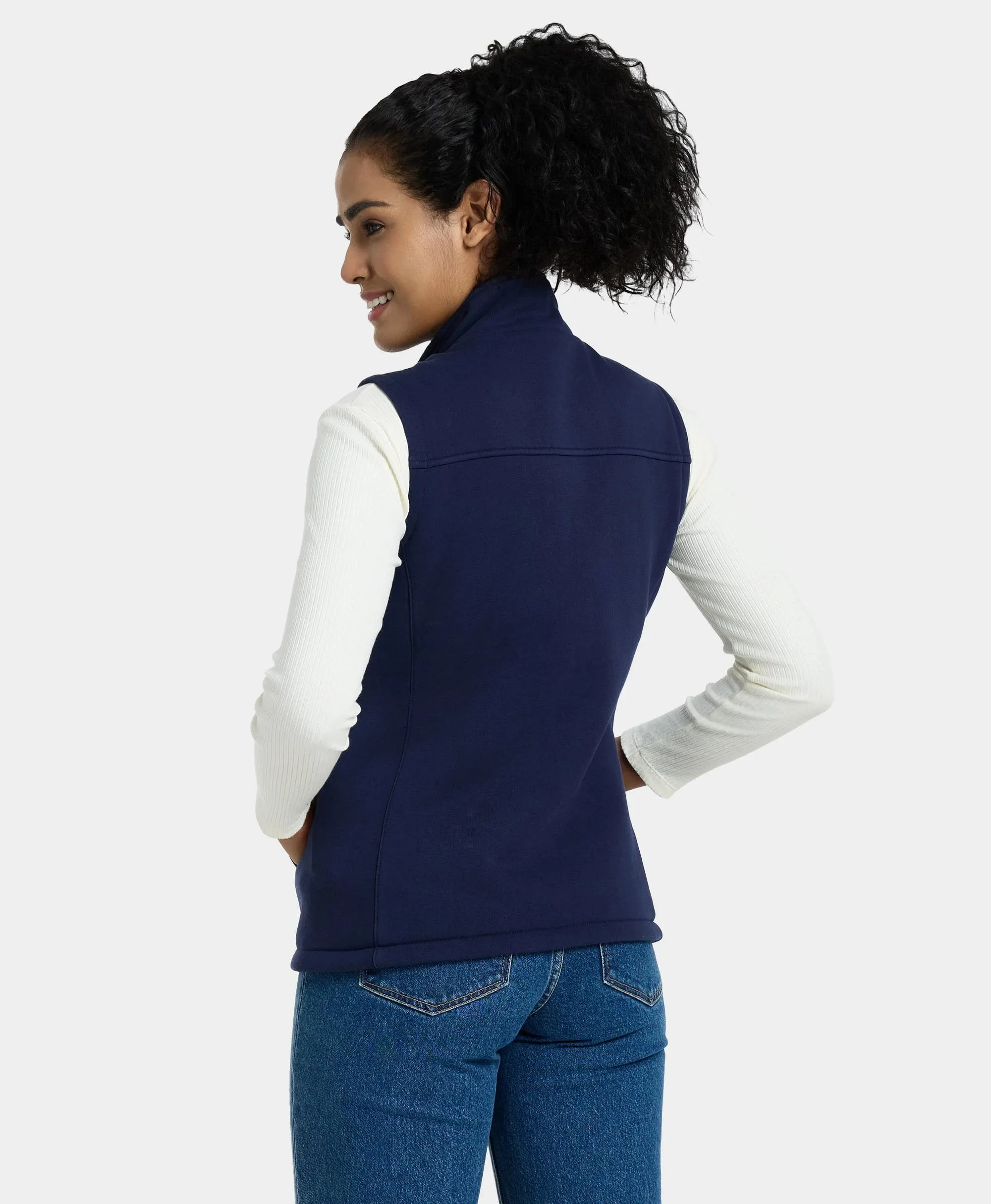 (Open-box) Women's Heated Fleece Vest (Battery Set Not Included)